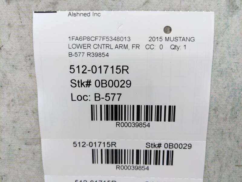 2015-2023 Ford Mustang GT Front Right Side Lower Control Arm FR3C-3078-CA OEM11