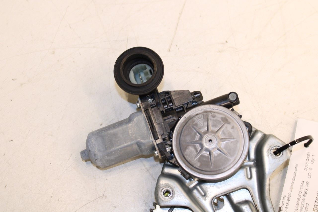 2014-20 Infiniti QX60 Rear Left Side Door Window Regulator w/ Motor 82721-3JA1A - Alshned Auto Parts