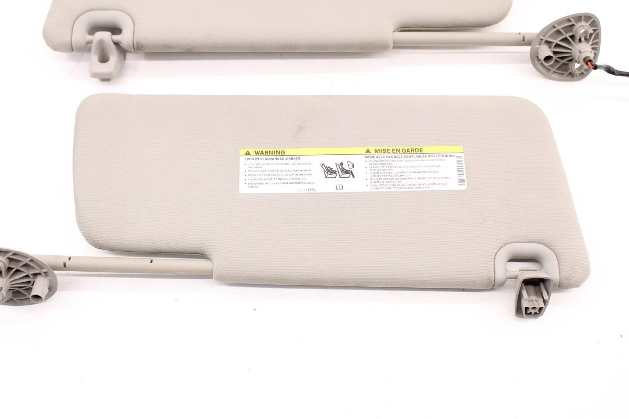 13-20 Ram 1500 Laramie Front RH and LH Side Sun Visor Set w/ Illuminated Mirror - Alshned Auto Parts