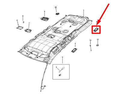 2014-24 Dodge Durango Roof Overhead Rear Dome Light Reading Lamp 1RJ06DX9AD OEM - Alshned Auto Parts