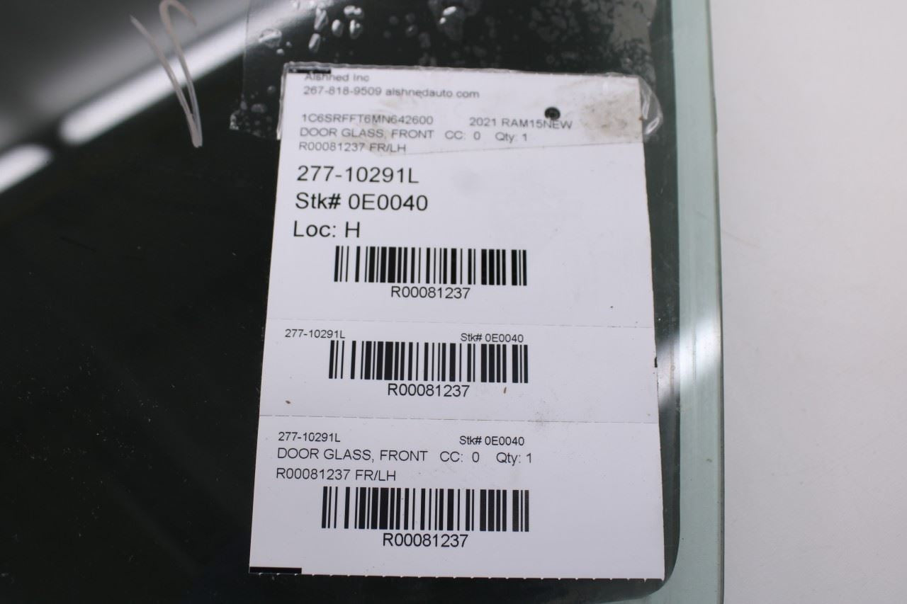 2019-2026 RAM 1500 Big Horn Front Left Driver Side Door Window Glass 68276779AC11