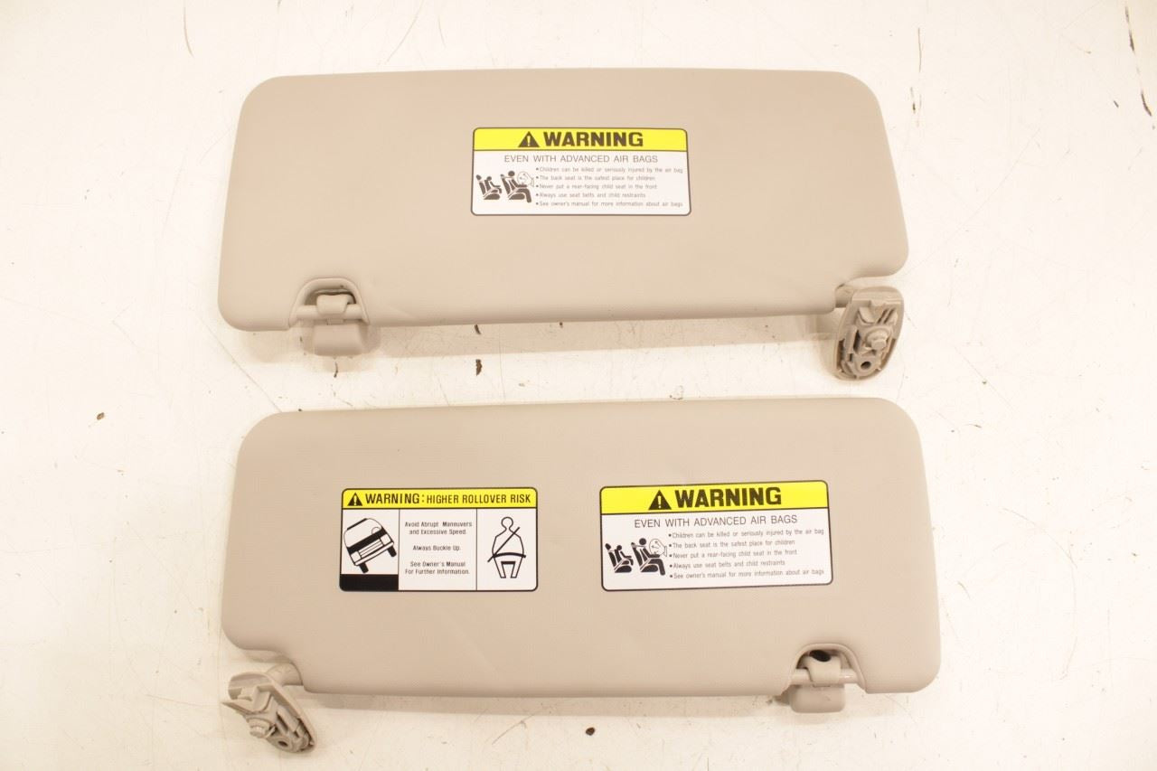 22-23 Hyundai Tucson SEL 2.5L Front Right and Left Side Sun Visor Set w/ Mirror - Alshned Auto Parts