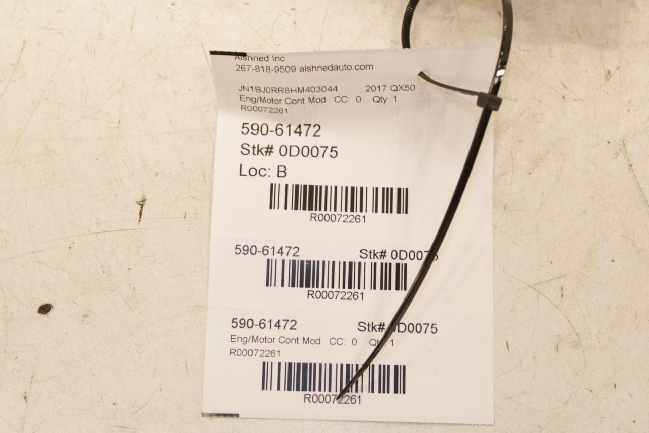 2014-2017 Infiniti QX50 Variable Valve Control Module 23751-3EV0A OEM - Alshned Auto Parts