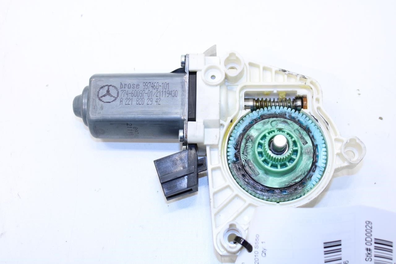 07-13 Mercedes-Benz S550 Rear Left Door Window Regulator Motor 221-820-29-42 OEM - Alshned Auto Parts