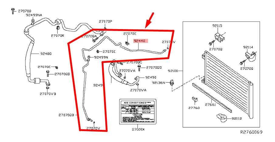 13-19 Nissan Sentra SV 1.8L AC Condenser Liquid Line Pipe Cooler 92440-3SC0A OEM - Alshned Auto Parts