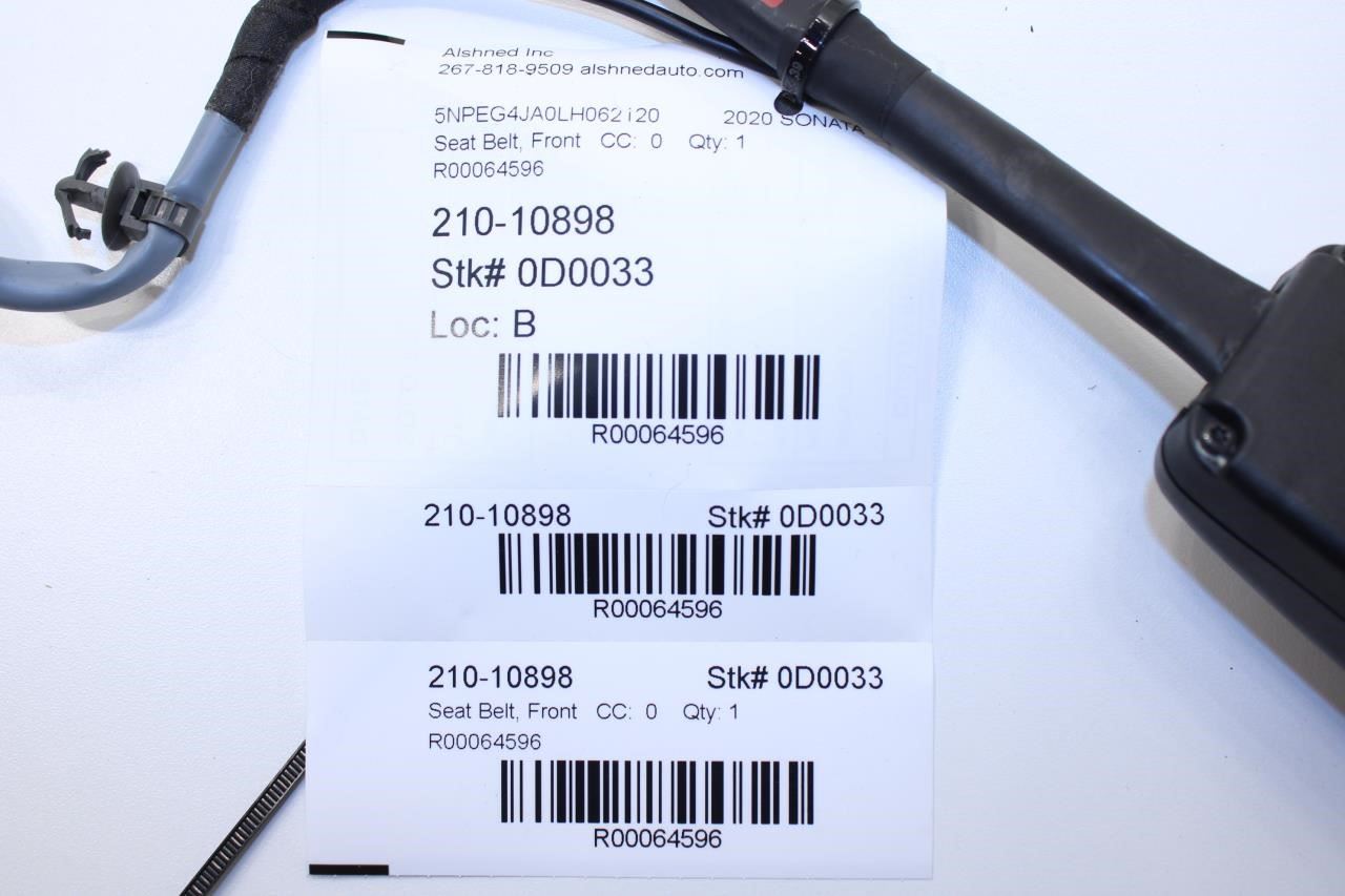 20-22 Hyundai Sonata SE Front Passenger RH Side Seat Belt Buckle 88840-L0000 OEM - Alshned Auto Parts