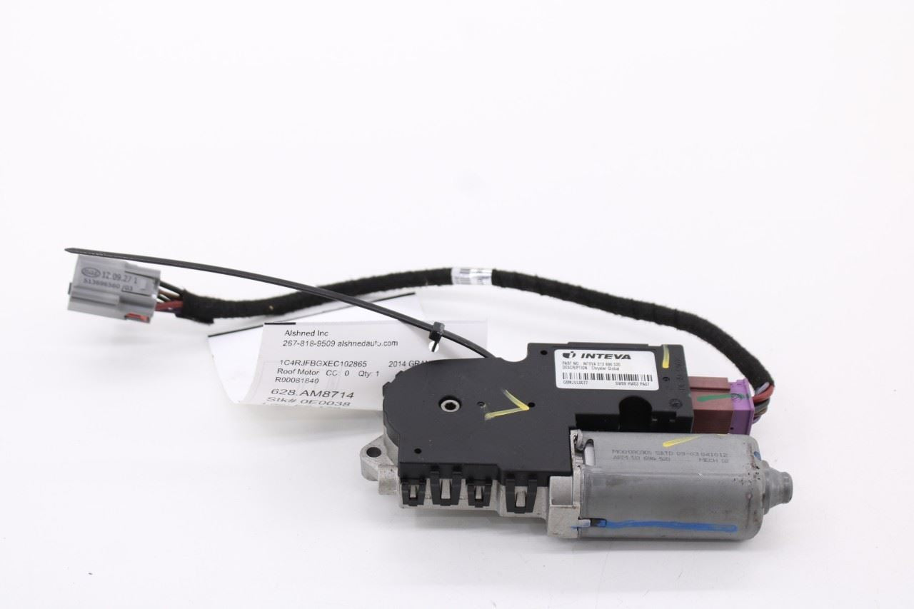 2011-22 Jeep Grand Cherokee Limited Upper Roof Sunroof Moonroof Motor 68081054AB0
