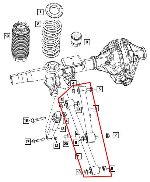 2019-24 Ram 1500 Classic 4WD Rear RH and LH Upper and Lower Control Arm Set of 4 - Alshned Auto Parts