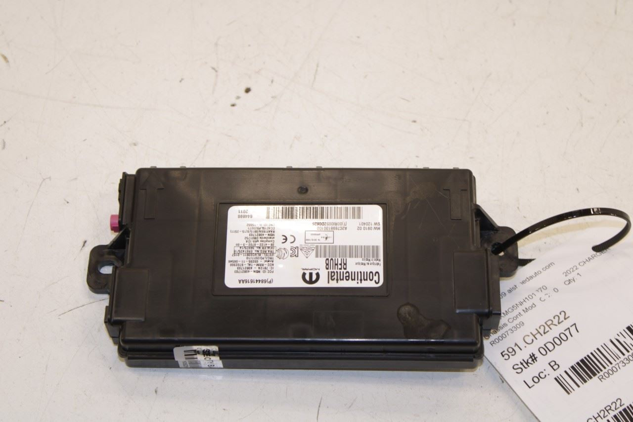 2020-2022 Dodge Charger GT AWD Keyless Entry Hub Receiver Module 68441616AA OEM - Alshned Auto Parts