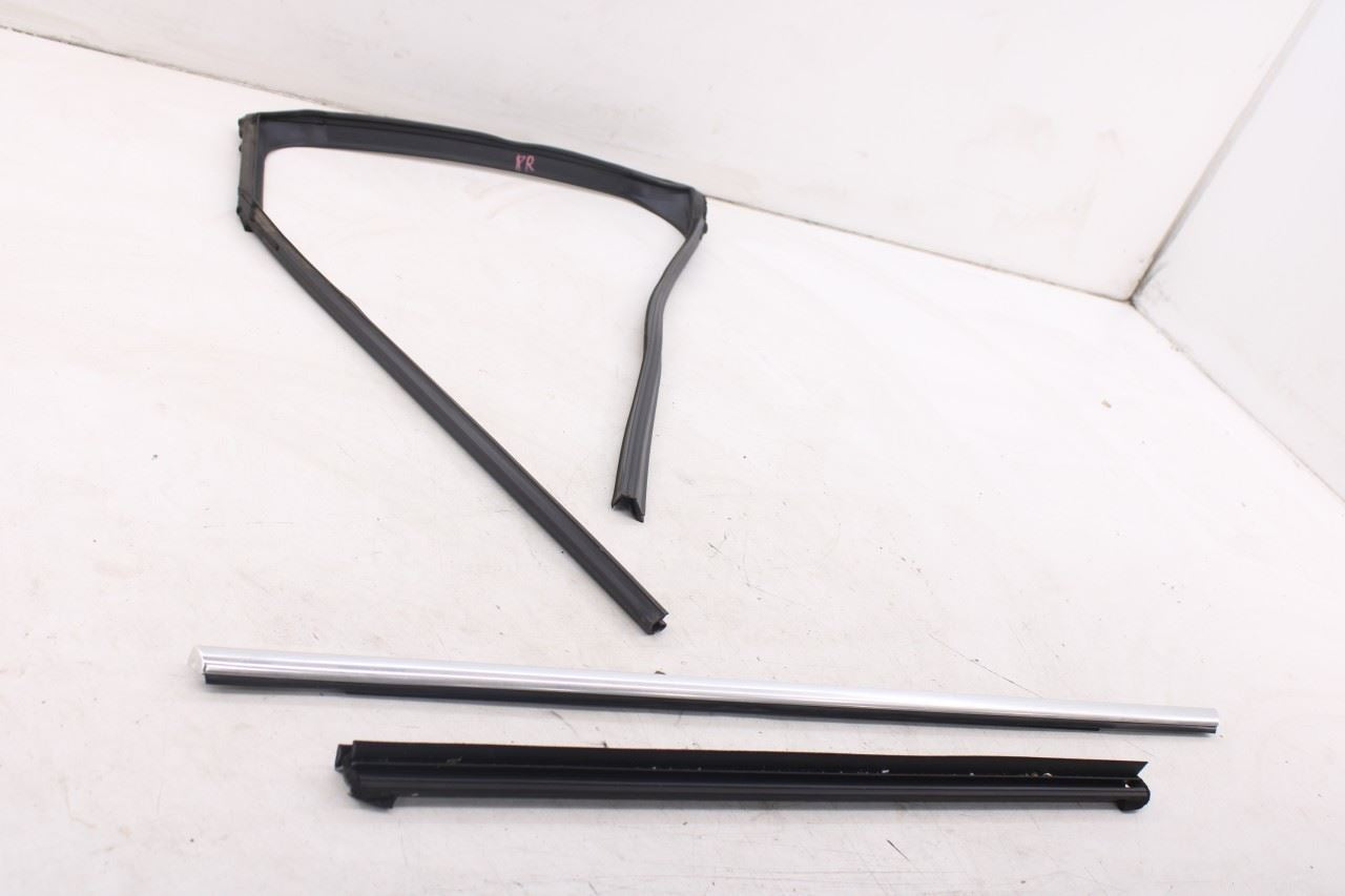2019-25 Infiniti QX50 Essential Rear Right Door Glass Run Channel Trim Belt Set - Alshned Auto Parts
