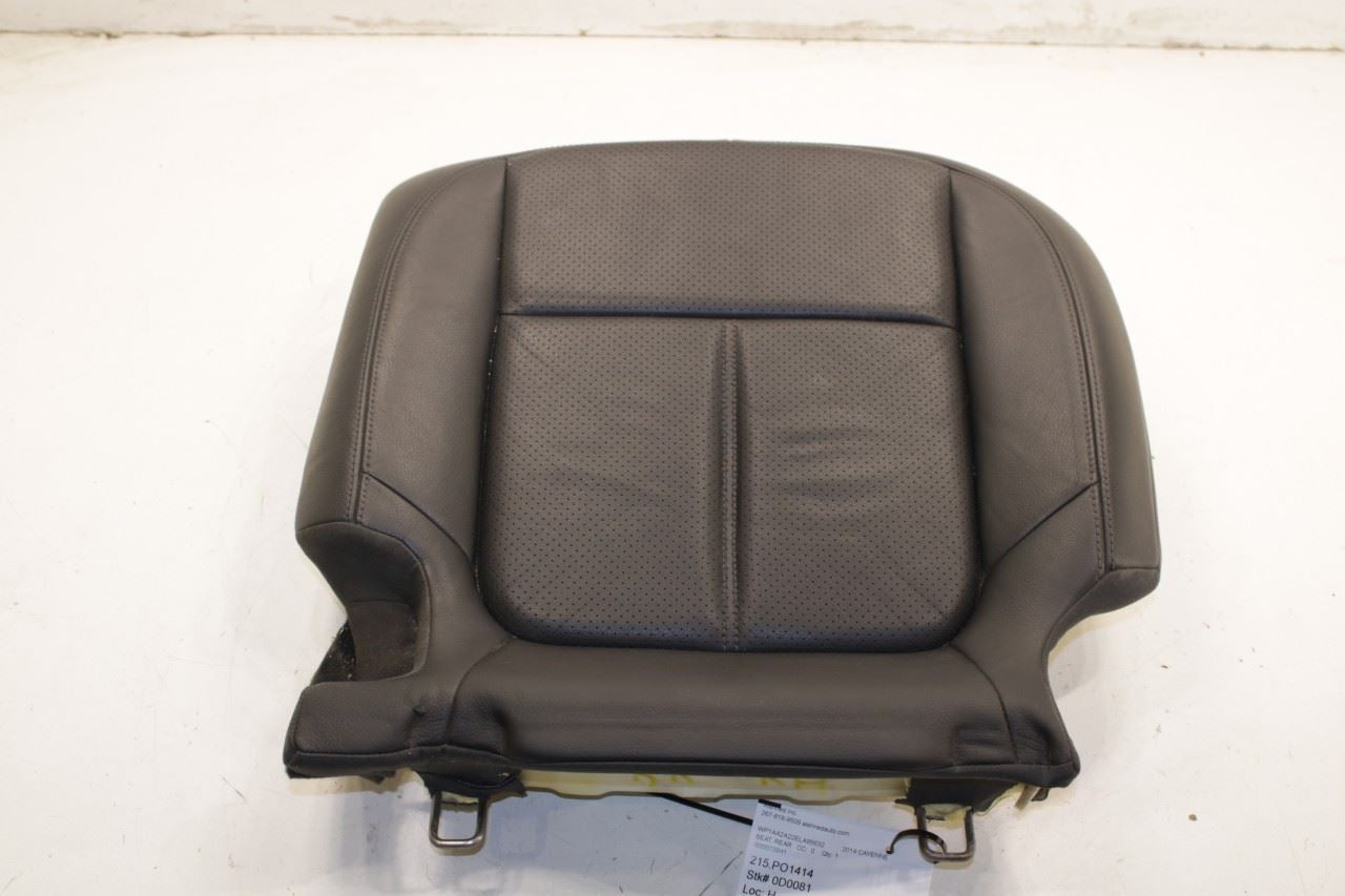 11-18 Porsche Cayenne Platinum Rear Passenger RH Side 2nd Row Seat Lower Cushion - Alshned Auto Parts