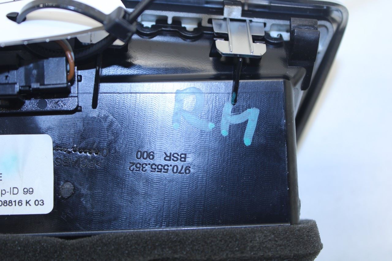 10-16 Porsche Panamera 4 Passenger RH Side Lower B-Pillar Air Vent Louver Grille - Alshned Auto Parts