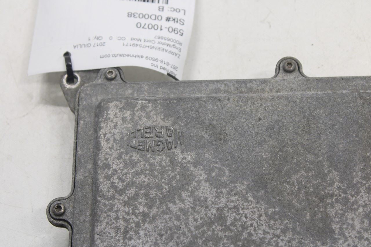 2017-2019 Alfa Romeo Giulia Ti AWD 2.0L Engine Computer Control Module ECU ECM - Alshned Auto Parts