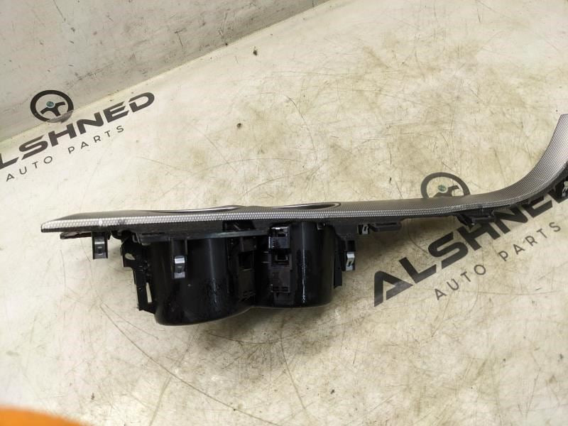 2014-2016 Infiniti Q50 Floor Console Trim Panel & Cup Holder 68430-4GA0A OEM - Alshned Auto Parts