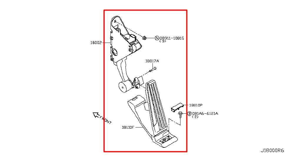 2014-2019 Infiniti Q50 Premium 3.0L RWD Accelerator Throttle Gas Pedal Sensor - Alshned Auto Parts