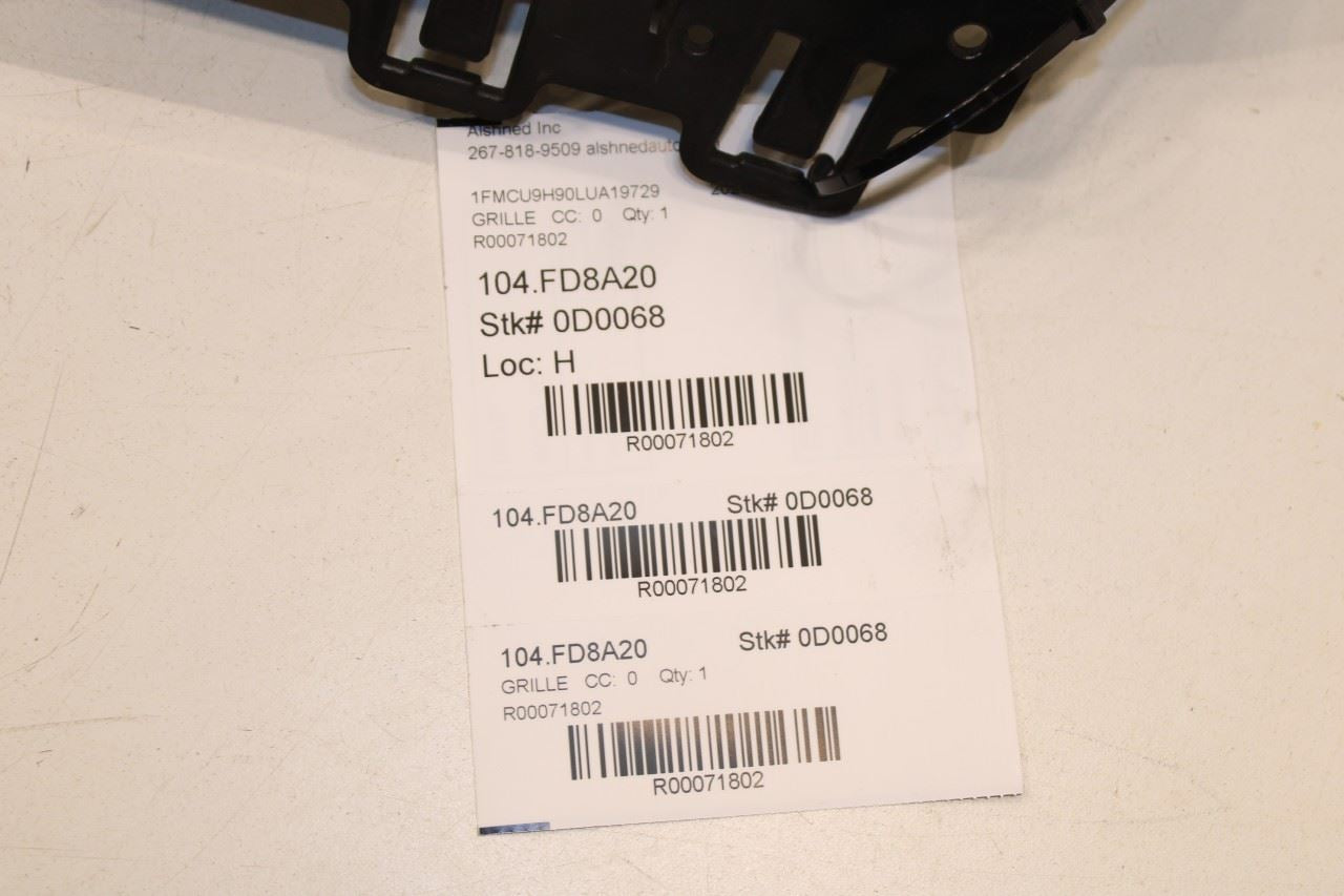 2020-2022 Ford Escape SEL Front Bumper Radiator Grille Reinforcement Bracket - Alshned Auto Parts