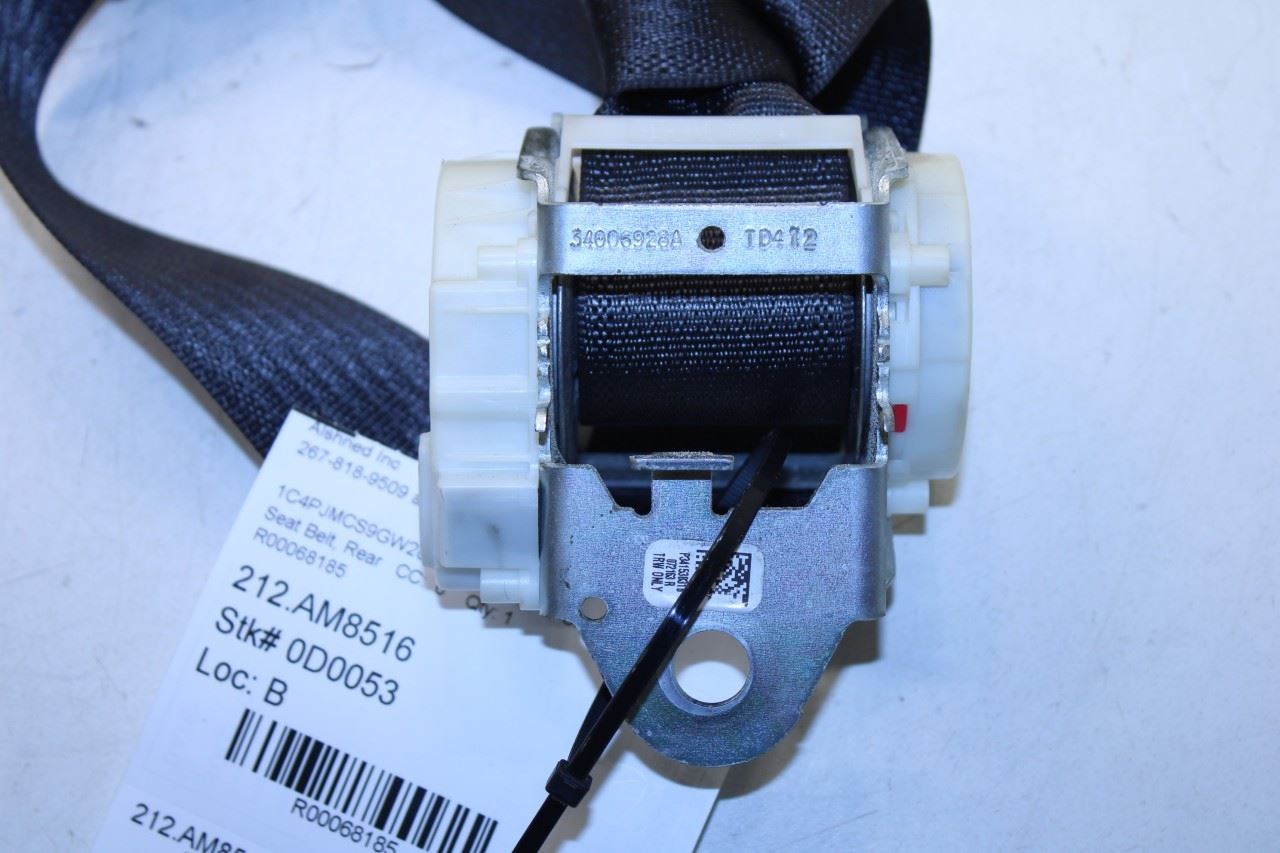 14-18 Jeep Cherokee 75th Anniversary Rear Left Side 2nd Row Seat Belt Retractor - Alshned Auto Parts