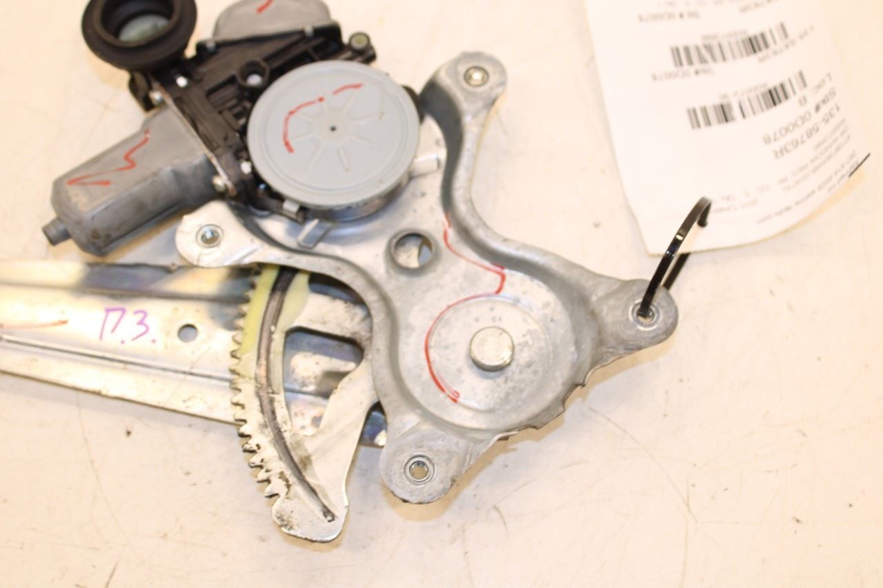 2007-11 Toyota Camry LE Rear Right Passenger Side Door Window Regulator w/ Motor - Alshned Auto Parts