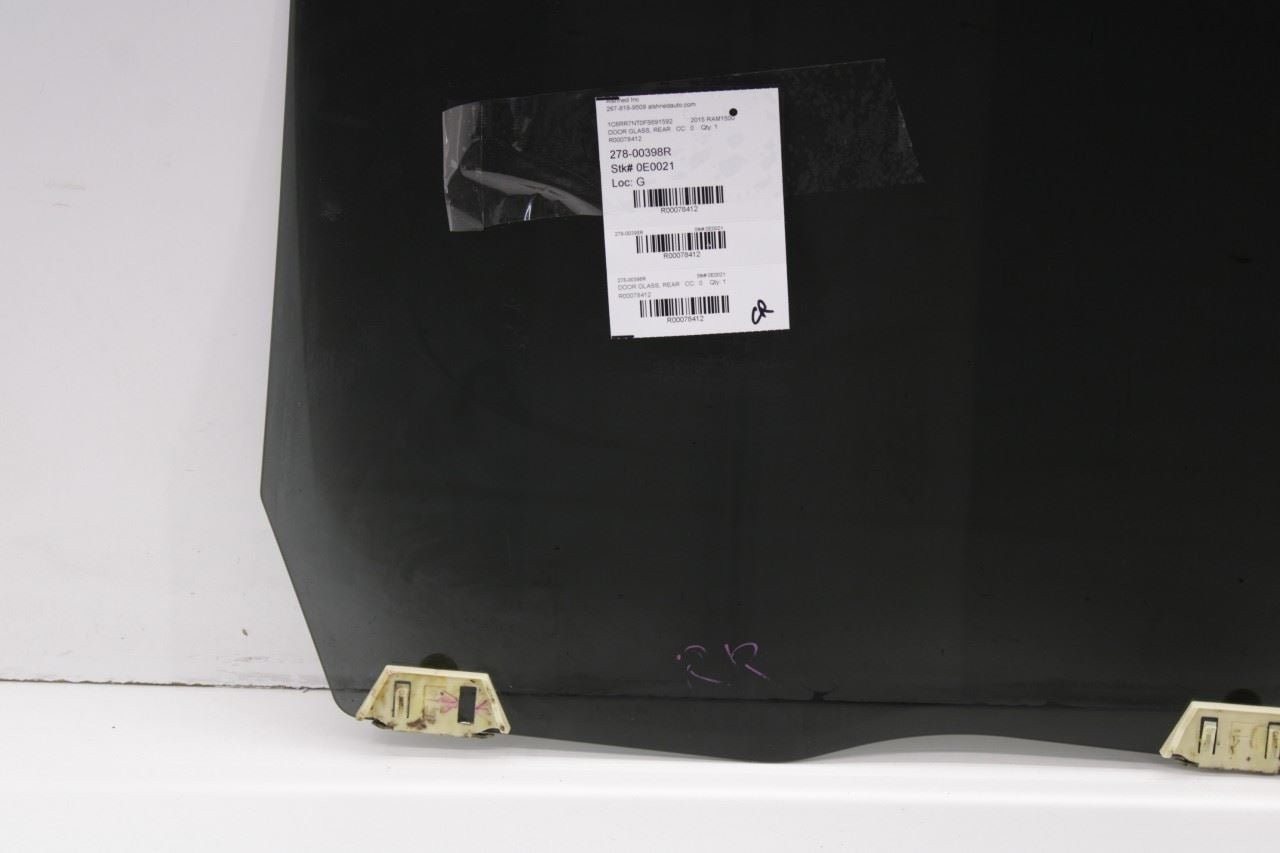 11-2018 RAM 1500 Laramie Crew Cab Rear Right Door Window Glass 55112402AA *ReaD* - Alshned Auto Parts