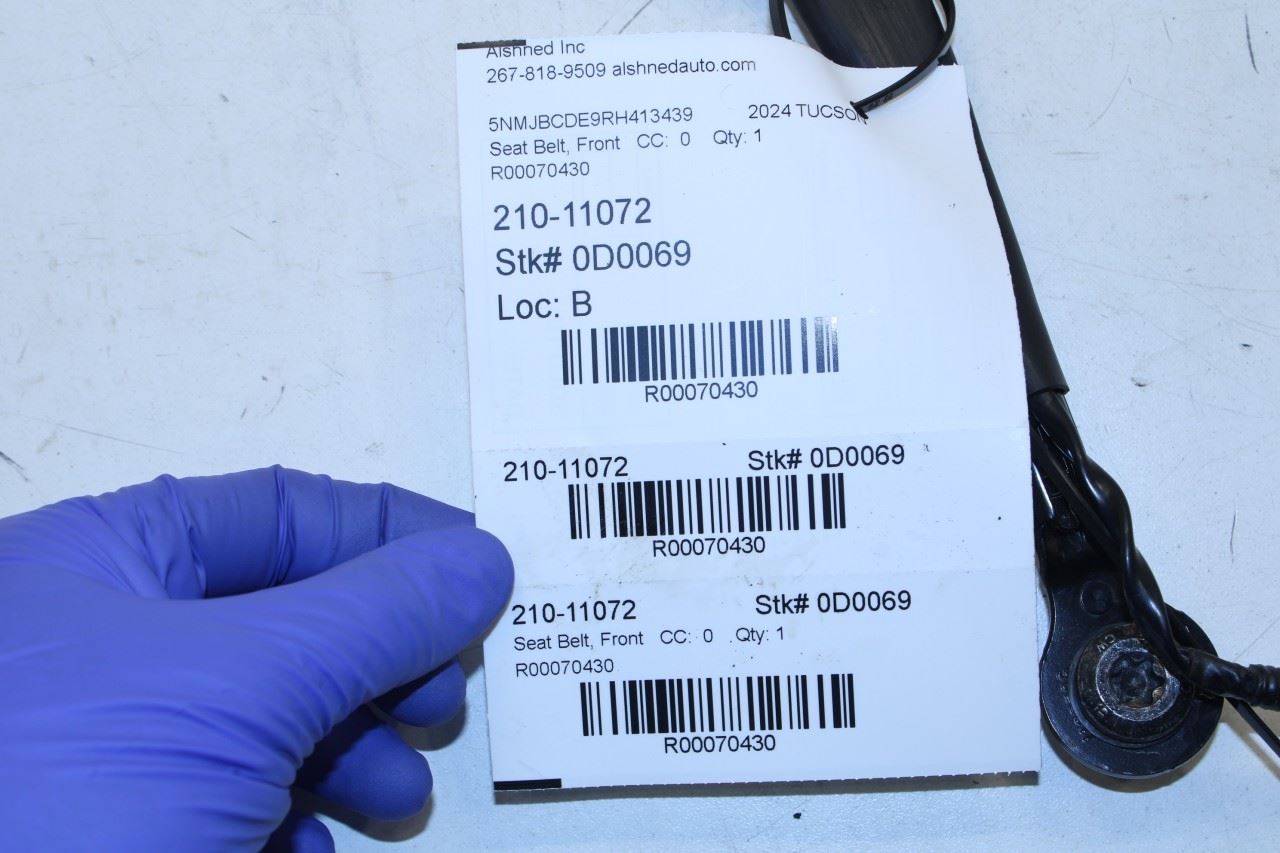 2022-2025 Hyundai Tucson SEL 2.5L AWD Front Driver Left Side Seat Belt Buckle - Alshned Auto Parts