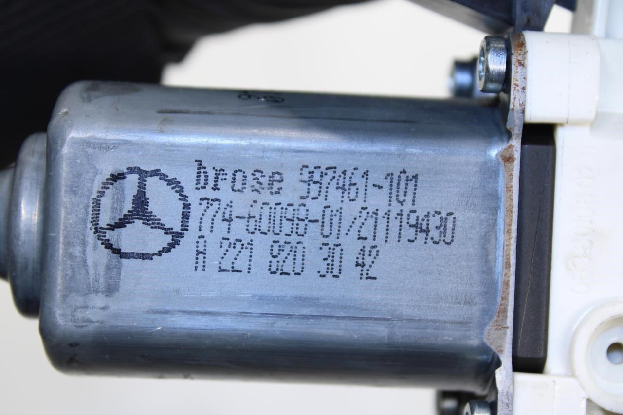 07-13 Mercedes-Benz S550 Rear Right Door Window Regulator w/ Motor 221-730-02-46 - Alshned Auto Parts