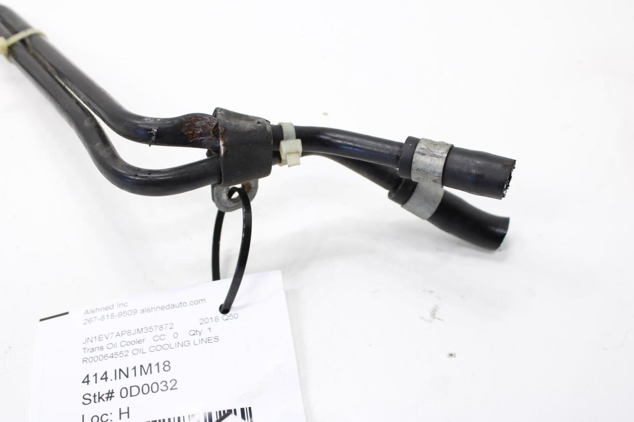16-23 Infiniti Q50 Luxe 3.0L Auto Transmission Oil Cooler Tube Line 21621-4HK1A - Alshned Auto Parts
