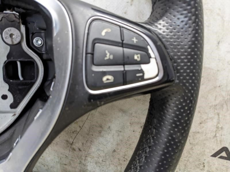 2015-18 Mercedes-Benz C300 4Matic 2.0L Steering Wheel Leather w/ Control Buttons3