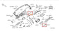 16-20 Infiniti QX60 Dash Center Right Lower Finisher Bezel Trim Set 68411-9NF0A - Alshned Auto Parts