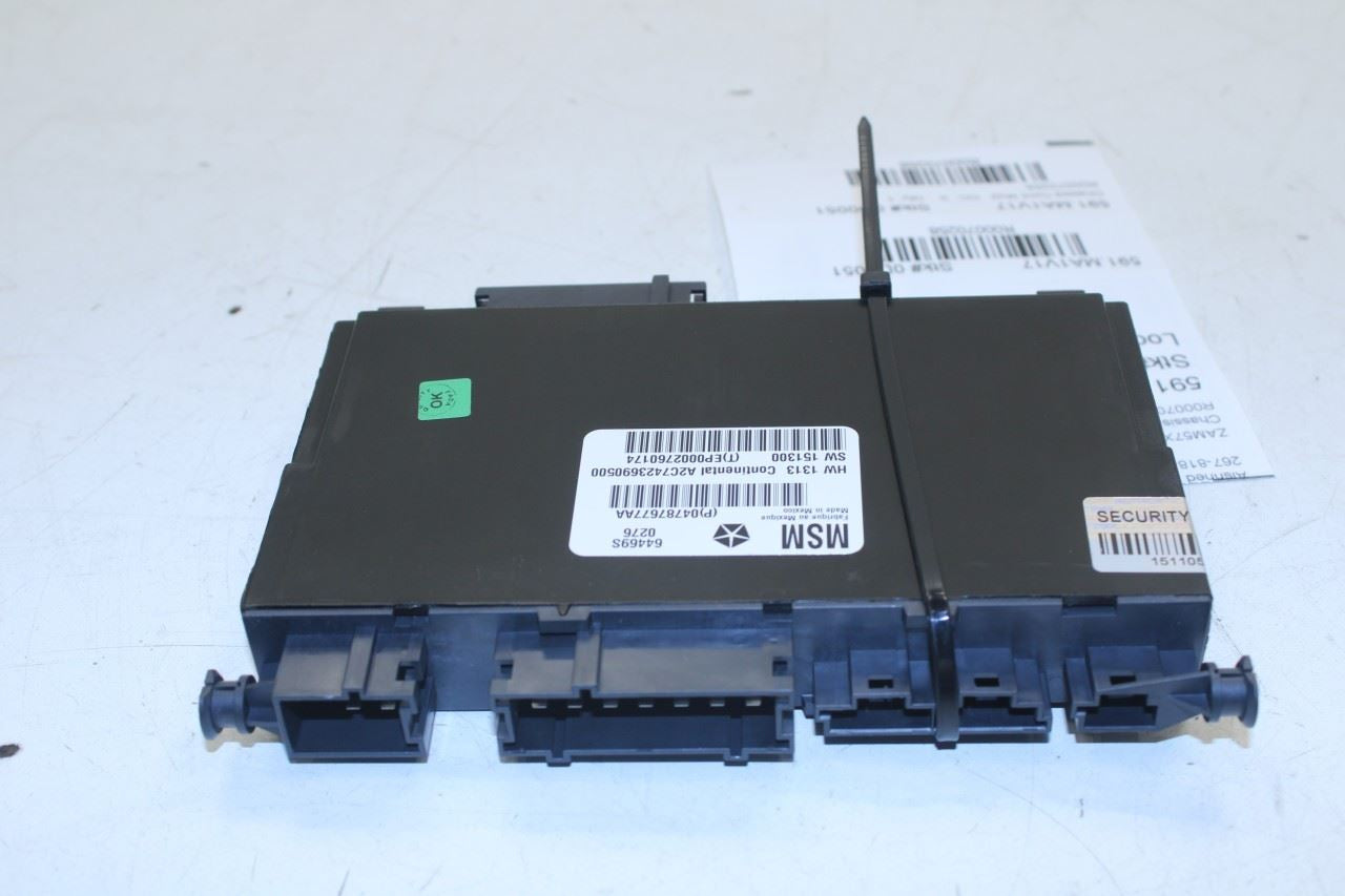 2017-21 Maserati Ghibli 3.0L RWD Front Driver Left Side Seat Control Module ECU - Alshned Auto Parts