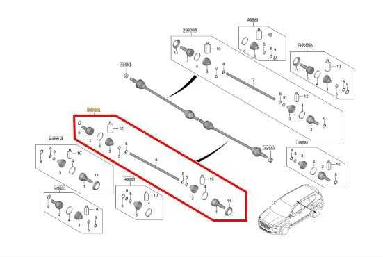 19-20 Hyundai Santa Fe AWD Rear Left Driver Side Drive CV Axle Shaft 49600-S1000 - Alshned Auto Parts