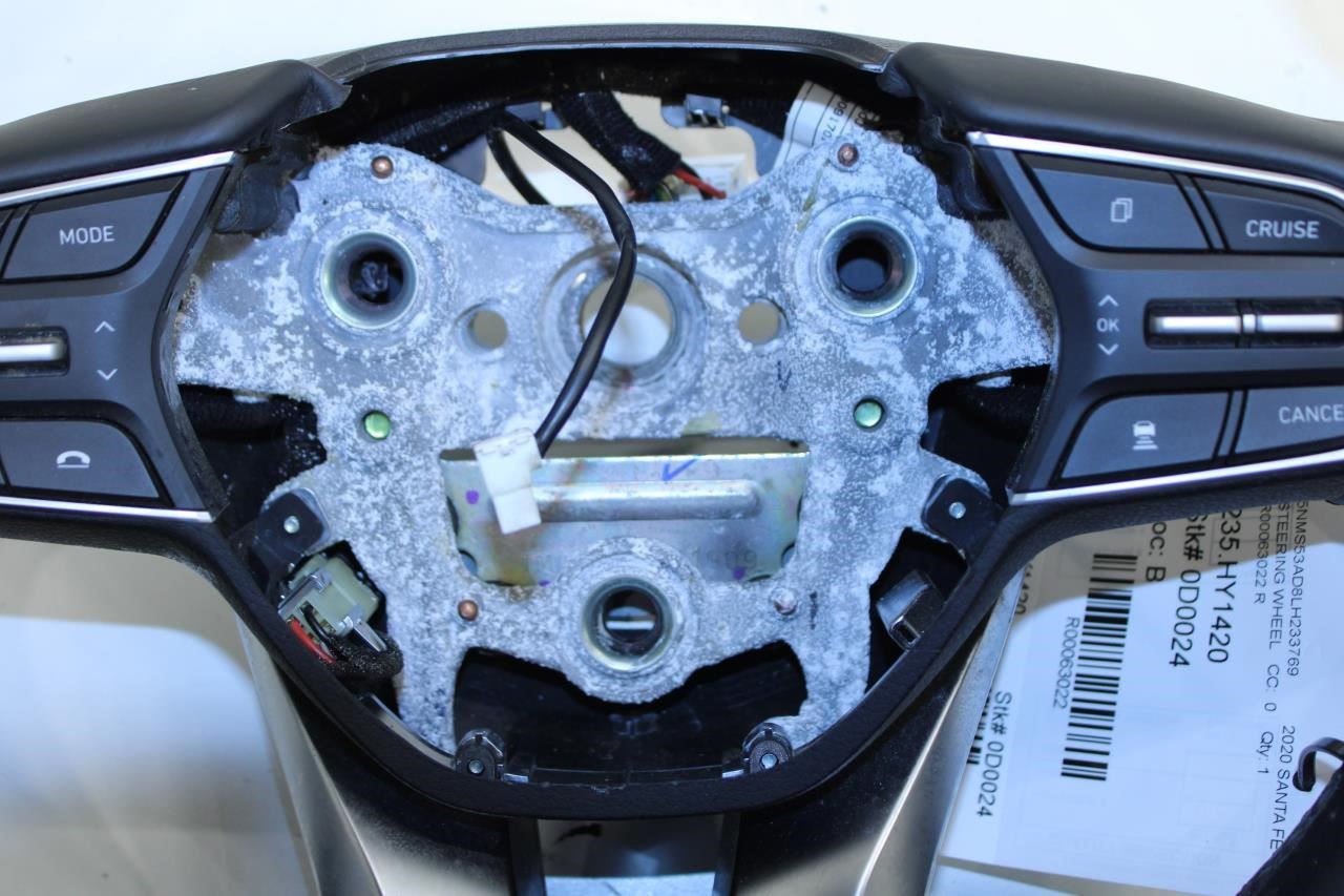 19-20 Hyundai Santa Fe Steering Wheel w/ Control Buttons 56100-S1250-NNB *ReaD* - Alshned Auto Parts