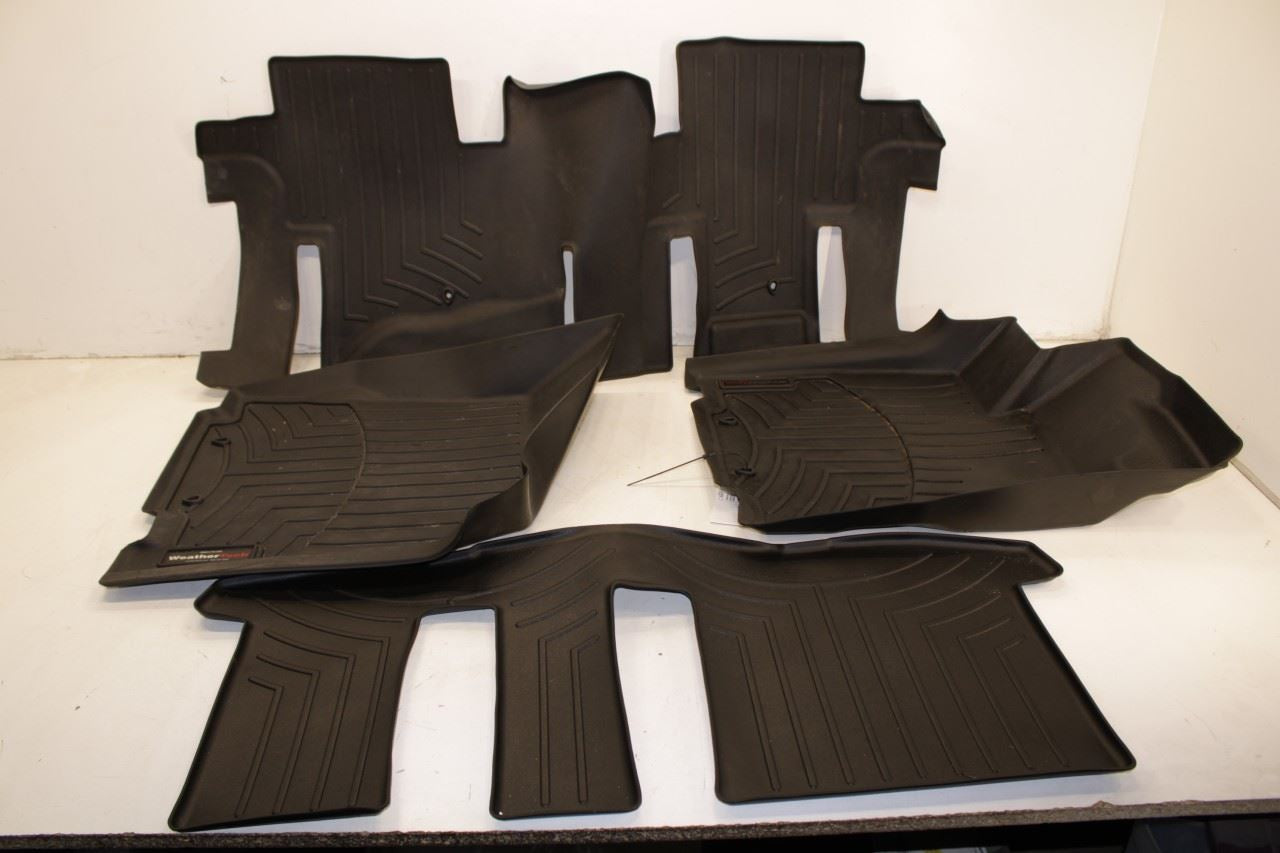 2017-20 Infiniti QX60 All Weather Front and Rear RH and LH Floor Rubber Mats Set - Alshned Auto Parts