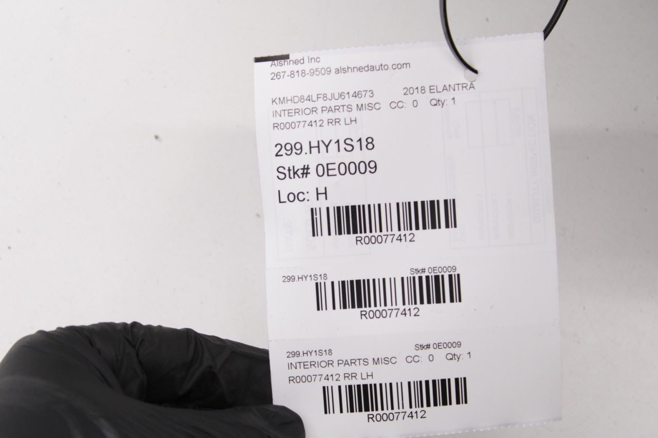 2016-18 Hyundai Elantra Value Trunk Left Side Quarter Panel Trim 85730-F2000-MC - Alshned Auto Parts