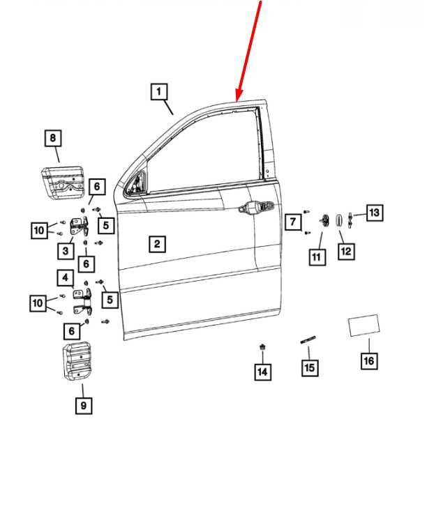 2011-2026 Dodge Durango SXT Front Left Driver Side Door Shell Panel 55369463AJ - Alshned Auto Parts