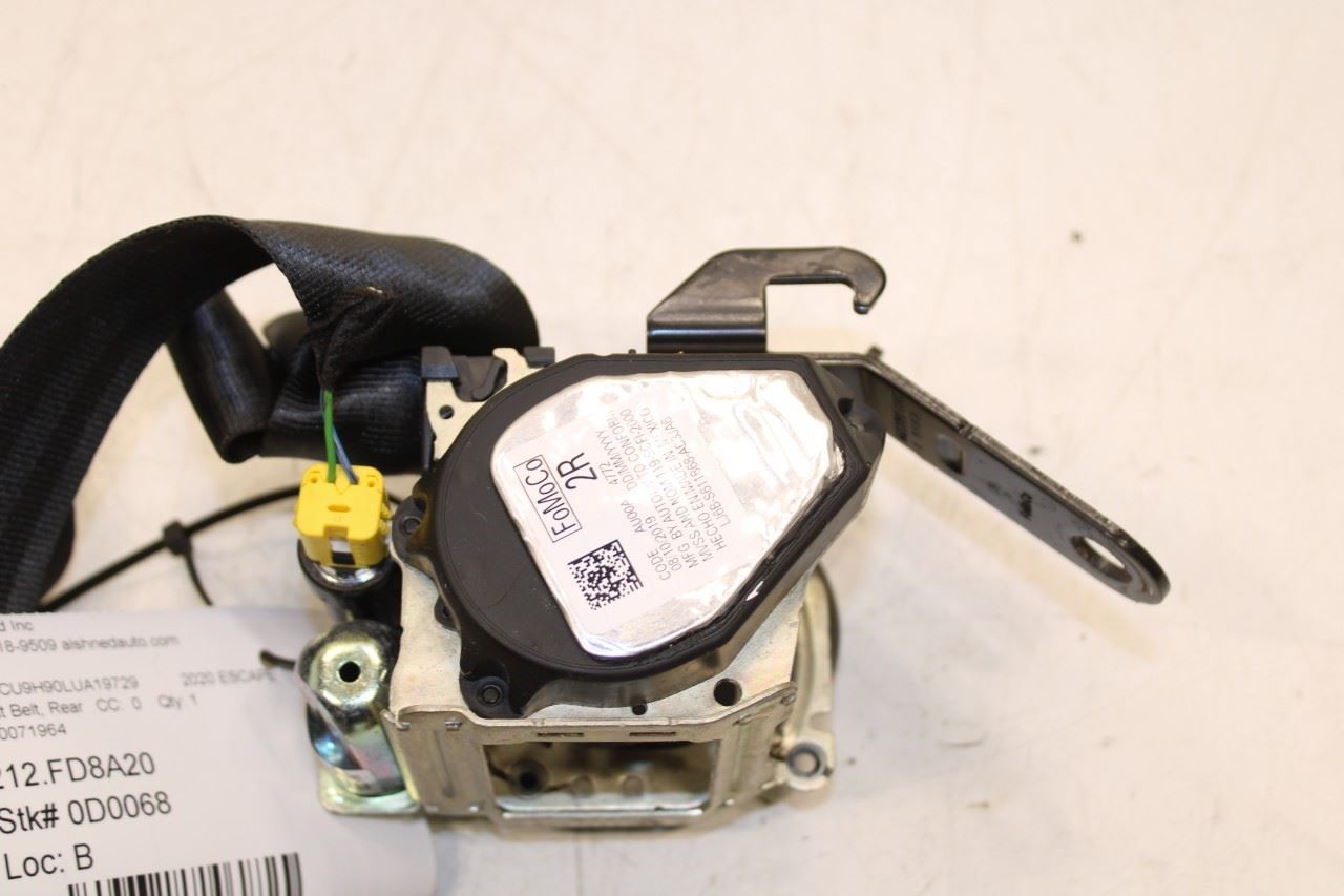 20-25 Ford Escape SEL 2.0L Rear Passenger Right Side 2nd Row Seat Belt Retractor - Alshned Auto Parts