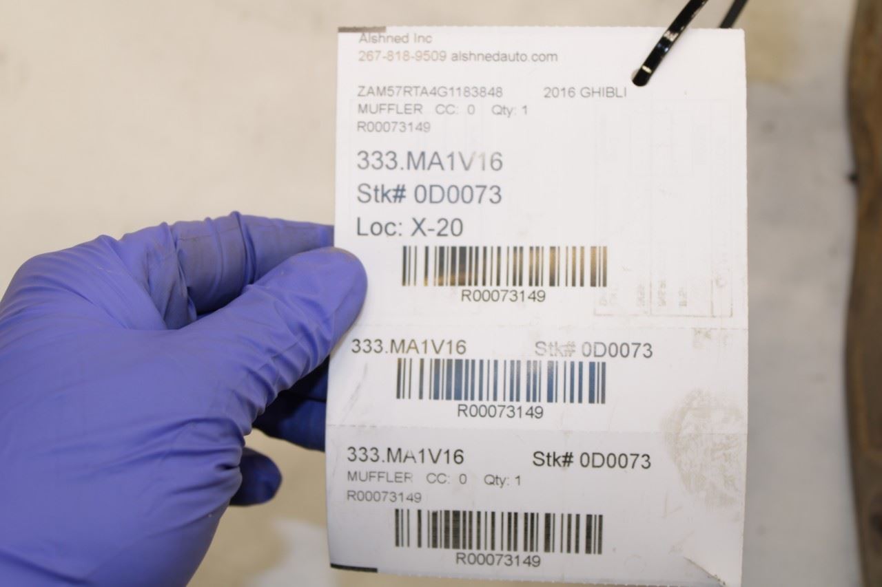 2014-2020 Maserati Ghibli S Q4 3.0L Rear Left Exhaust System Muffler w/ Dual Tip - Alshned Auto Parts