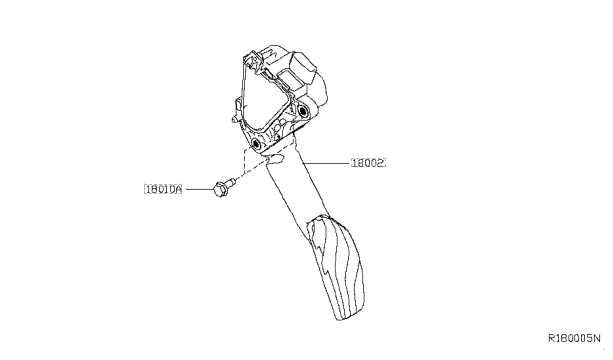 2019-2024 Nissan Altima Gas Pedal Accelerator Throttle Sensor 18002-6CA0A OEM - Alshned Auto Parts