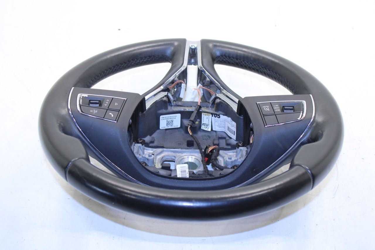 2017-2021 Maserati Ghibli 3.0L RWD Steering Wheel Leather w/ Control Buttons - Alshned Auto Parts