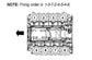2011-2016 Ford F250 SD 6.7L Diesel Connecting Rod w/ Piston No 5 BC3Z-6200-A OEM - Alshned Auto Parts