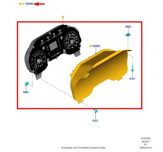 2019-20 Ford F150 Speedometer Gauge Instrument Cluster 57K Mileage KL3T-10849-AH - Alshned Auto Parts