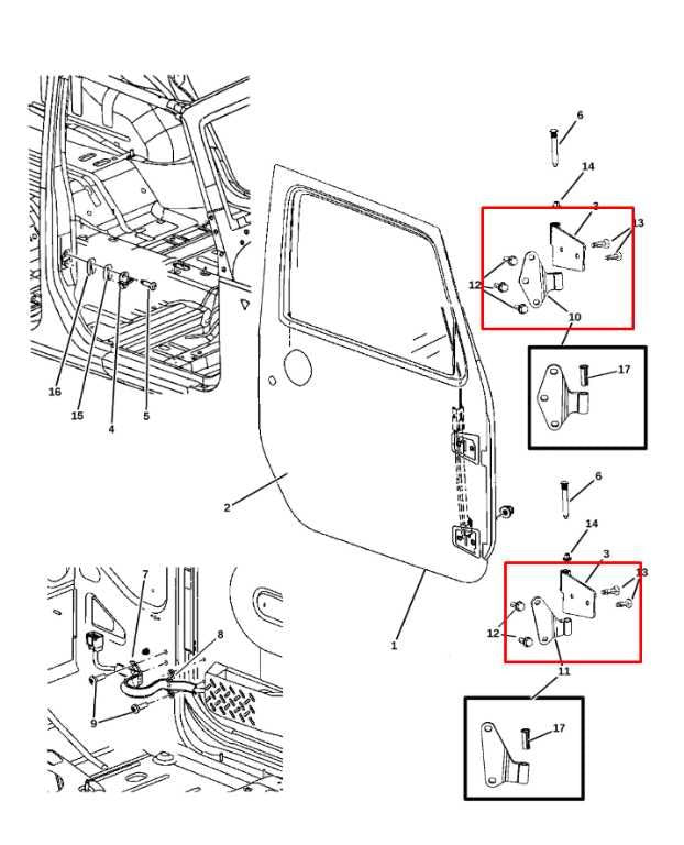 2007-18 Jeep Wrangler Sport 2dr Front Left Side Door Hinge Upper and Lower Pair - Alshned Auto Parts