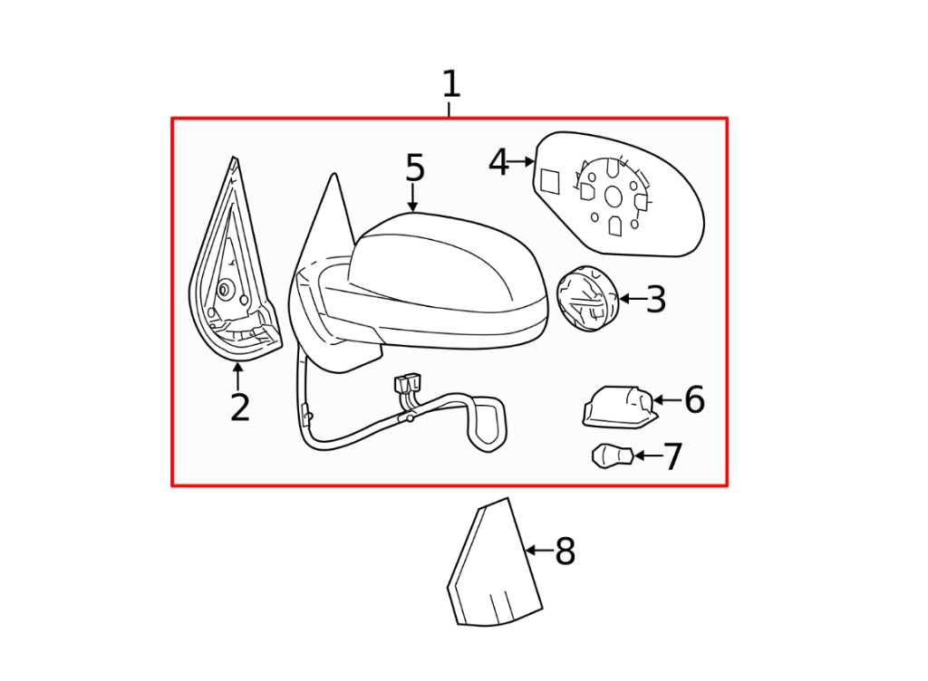 2009-2014 Chevrolet Silverado 1500 Passenger Right Side Rear View Mirror *ReaD* - Alshned Auto Parts