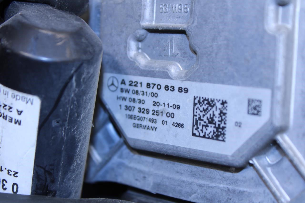 10-11 Mercedes-Benz S550 Front Left Side Headlight Lamp 221-820-19-59 OEM *ReaD* - Alshned Auto Parts