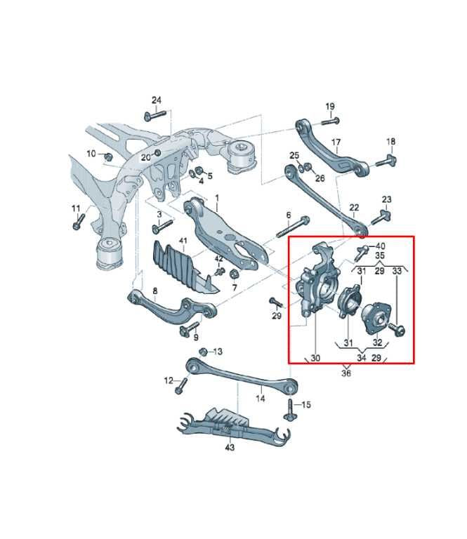 2018-2025 Audi S5 Premium 3.0L AWD Rear Suspension Left Side Spindle Knuckle Hub - Alshned Auto Parts