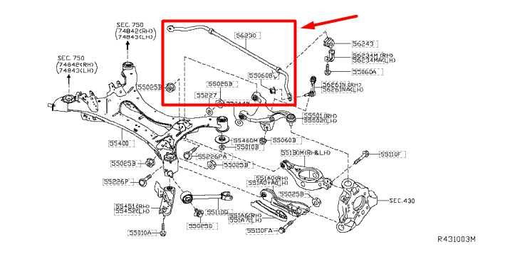 14-20 Infiniti QX60 3.5L RR Suspension Stabilizer Anti Roll Sway Bar 56230-3JA0A - Alshned Auto Parts
