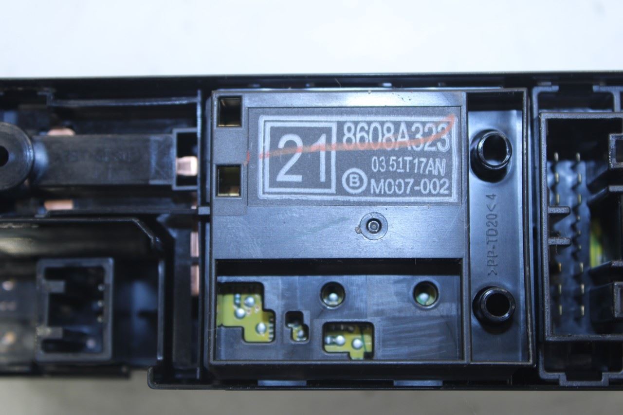 2018-2025 Mitsubishi Eclipse Cross ES FR LH Master Power Window Switch 8608A323 - Alshned Auto Parts