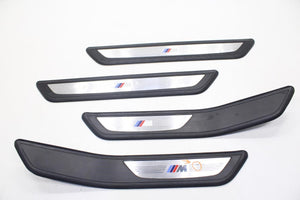 2010-2015 BMW 750i xDrive FR and RR Door Sill Scuff Kick Plate Trim Panel *ReaD*