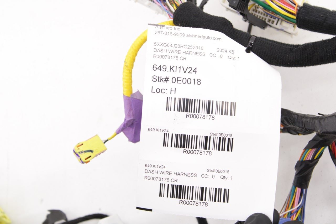 2021-2024 Kia K5 GT-Line Dash Instrument Panel Wire Harness 91110-L3200 *ReaD* - Alshned Auto Parts