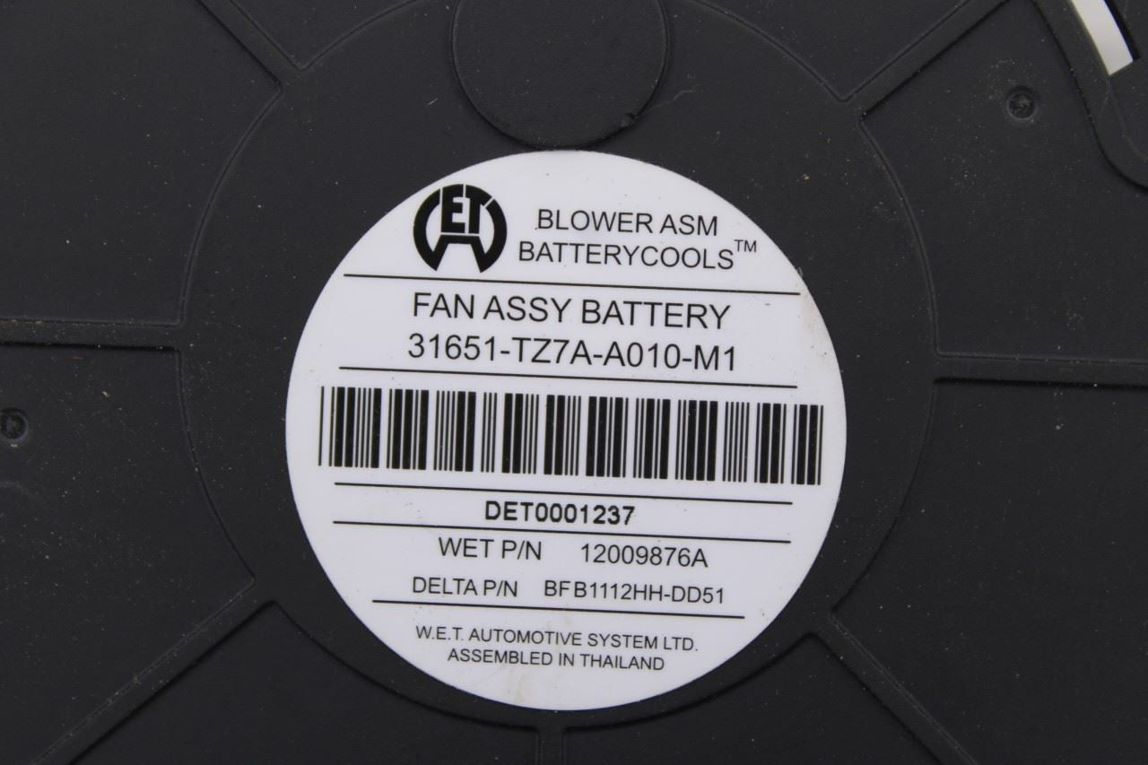 2015-2017 Acura TLX Tech 3.5L FWD Battery Cooling Fan Blower Motor 31651-TZ7-A013