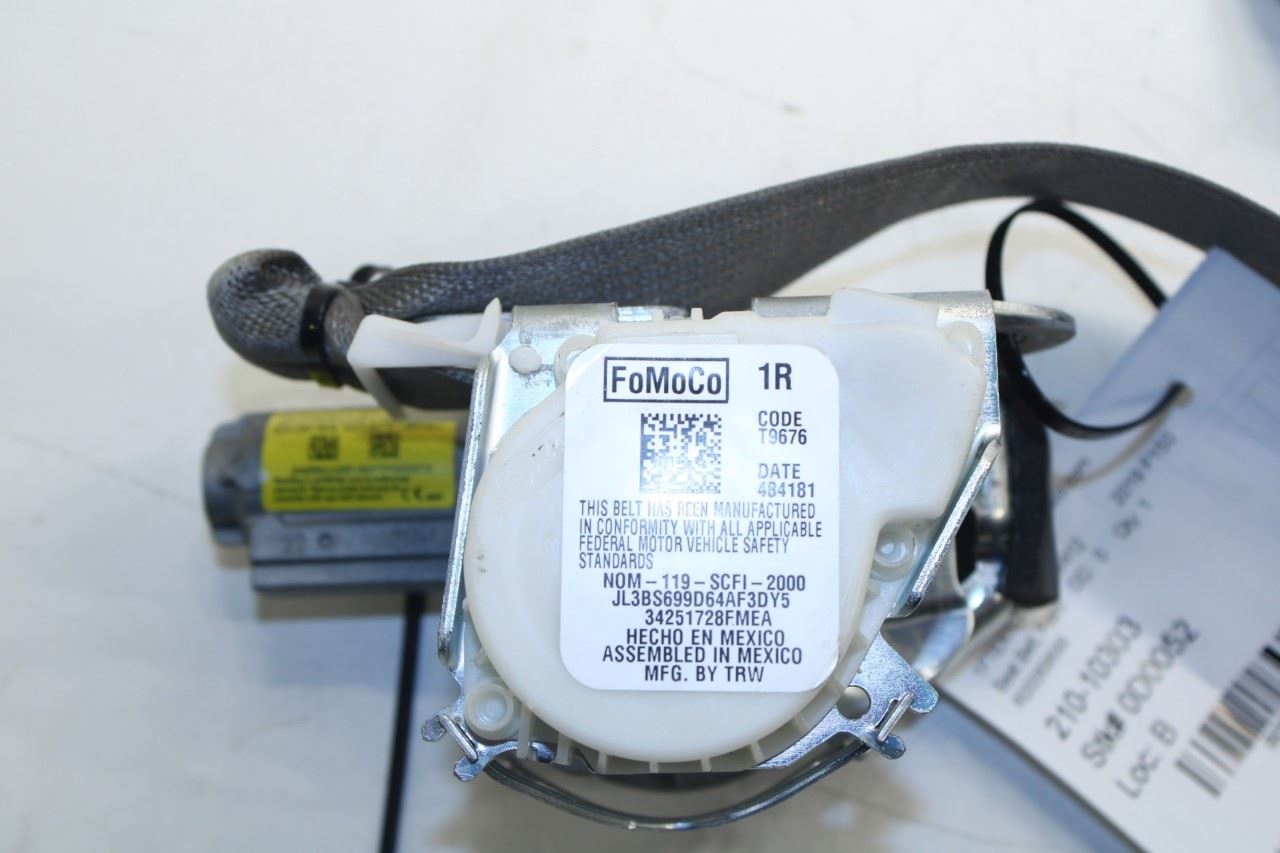 18-20 Ford F150 XL Super Cab 2.7L Front Passenger Right Side Seat Belt Retractor - Alshned Auto Parts